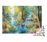 Cute Animals Animals A Highly Creative Game That Is Cool And Fun with A High Level of Difficulty Suitable for Family Entertainment 300pcs (40x28cm)