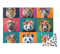 Cute Animals Animals A Unique And Creative Game That Is Challenging And Fun 1000pcs (75x50cm)