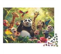 Cute Animals Animals Creative Games That Are Challenging And Fun Suitable for Family Entertainment And Education 1000pcs (75x50cm)