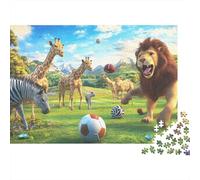 Cute Animals Animals Educational Puzzle Game Suitable for Home Decoration Relatively Difficult 500pcs (52x38cm)