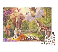 Cute Animals Animals Fun Educational Game Suitable for All The Family High Difficulty But Not Boring 300pcs (40x28cm)