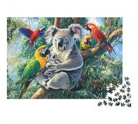 Cute Animals Animals Fun Educational Game Suitable for All The Family High Difficulty But Not Boring 1000pcs (75x50cm)