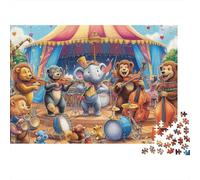 Cute Animals Animals Large Scale Puzzles Suitable for Adults, Children And Teenagers with High Difficulty And Unique Shapes 500pcs (52x38cm)