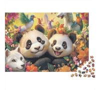 Cute Animals Animals Suitable for Adults And Children Creative Game Extremely Difficult Challenging to Complete 300pcs (40x28cm)
