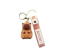 Cute animals, car pendant, decoration, suitable for making gifts for friends and relatives Kapybara keychain pendant school bag bag puffer fish pendant Kapybara plush pendant keychain dolls (Kapybara)