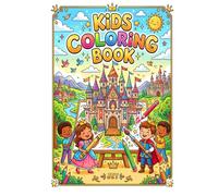 Cute Animals & Cartoon Coloring Book for Kids Ages 4-8: Fun and Easy Coloring Pages with Adorable Animals & Silly Cartoon Characters | Creative Activity Book for Boys & Girls