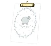 Cute Animals Clip Board A4, Acrylic Decorative Legal Size Clip Board 9"× 12. 5" with Low Profile Metal, Clipboards for School Offoce Lady Men Women Nurses