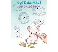 Cute Animals - Coloring Book: Animals with simple design for kids (Coloring Books for Kids Mix)