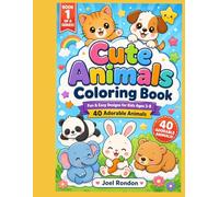Cute Animals Coloring Book: Cute and simple animals to color