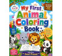 Cute Animals Coloring Book for Kids Ages 3-12: Fun and Easy Animal Coloring Pages Featuring Farm, Jungle, Ocean, Forest, and Safari Animals to Inspire Creativity, Relaxation, and Learning