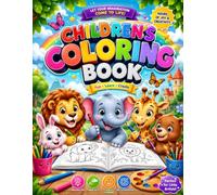 Cute Animals Coloring Book for Kids Ages 4-8: Fun & Easy Bold Line Designs for Toddlers, Preschoolers, Boys & Girls: A delightful collection of ... to color and explore their creativity.