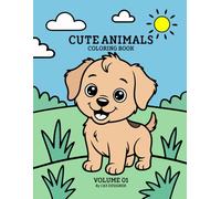 Cute Animals: Coloring Book - Volume 1