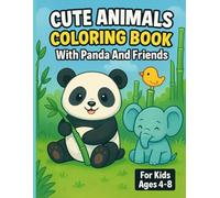 Cute Animals Coloring Book With panda And Friends