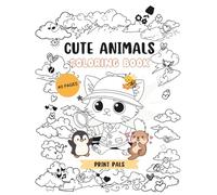 Cute Animals Colouring Book