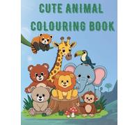 Cute Animals Colouring Book : Roar and Color!
