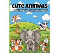 CUTE ANIMALS: kids coloring book | easy to color | Sweet baby animals