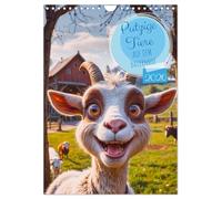 Cute animals - On the farm UK-Version (Wall Calendar 2026 DIN A4 Portrait), CALVENDO 12 Month Wall Calendar