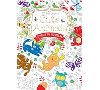 Cute Animals Postcard Book: Colour by Numbers (Colouring Postcard Books)