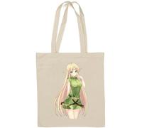 Cute anime elf girl hot babe fantasy art Natural Cotton Tote Bag White