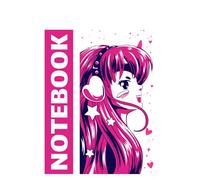 Cute Anime Girl Design Notebook: Ideal journal for fans of the Anime genre