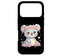 Cute Anime Koala with Cherry Blossoms Flower Kids Girls Boys Case for iPhone 17 Pro