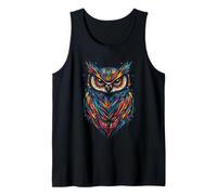 Cute Anime Owl Scary Goth Men Women Gothic Anime Owl Tank Top