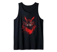 Cute Anime Owl Scary Goth Men Women Gothic Anime Owl Tank Top