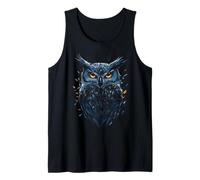 Cute Anime Owl Scary Goth Men Women Gothic Anime Owl Tank Top