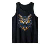 Cute Anime Owl Scary Goth Men Women Gothic Anime Owl Tank Top