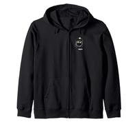 Cute Anime Soot Man with Colourful Sugar Stars Zip Hoodie