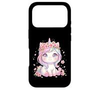 Cute Anime Unicorn Cherry Blossoms Flower Kids Girls Boys Case for iPhone 17 Pro
