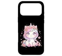 Cute Anime Unicorn Cherry Blossoms Flower Kids Girls Boys Case for iPhone 17 Pro Max