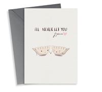 Cute Anniversary Card For Significant Other - Dumplings - I’ll Never Let You Gyoza