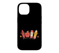 Cute Apple Notebook Pencil Back to School Student Teacher Case for iPhone 14