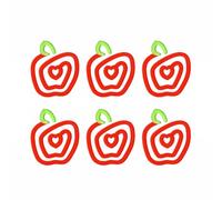 Cute Apple Shape Design: These Paper Clips Feature a Cute Apple Design Using Vibrant Colors Like red and Green to Make Your Paper Stand Out at a Glance