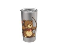Cute Archery Costume for Teddy Bears Lovers Stainless Steel Insulated Tumbler