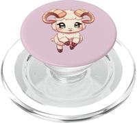 Cute Aries Zodiac Ram - Adorable Astrology Animal PopSockets PopGrip for MagSafe