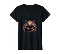 Cute Armadillo Wildlife Character Art T-Shirt