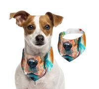 Cute Art Cocker Spaniel Dog Cool,Pet Bib Scarf Cats Dog Bandana Dogs Towel Bib Adjustable Pet Scarf,M