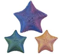Cute Articulating Squishy Starfish Fidget Toys - 3 Pack 3D Printed Transformable Expanded Sensory Fidget Stars | Funny Flexible Fidgets Desk Starfish for Relieve Stress, Irritability and Relaxation