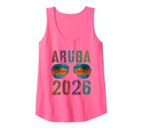 Cute Aruba 2026 Besties Trip Beaching Vacay Matching Family Tank Top