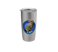 Cute AS A KEA in A CARPARK Kiwi Bird Stainless Steel Insulated Tumbler