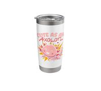 Cute As an Axolotl - Walking Fish Lizard Kawaii Axolotl Stainless Steel Insulated Tumbler