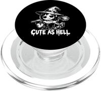 Cute As Hell Gothic Witch Kawaii Witchcraft Goth PopSockets PopGrip for MagSafe