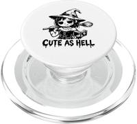 Cute As Hell Gothic Witch Kawaii Witchcraft Goth PopSockets PopGrip for MagSafe