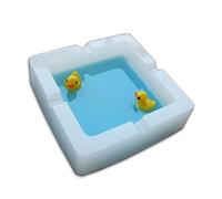 Cute Ashtray, Resin Duck Ash Tray, Ornamental, Home Decor, Design Homemade, Cool, Four Hole, Handmade