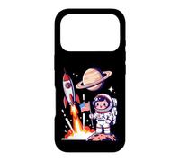 Cute Astronaut American Flag Rocket Space Launch Case for iPhone 17 Pro