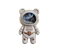 Cute Astronaut Phone Stand, Hidden Kickstand for Desk, Adjustable Tablet Ring Stand with 3D Moving Star Sequins for Girls Women