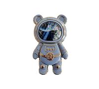 Cute Astronaut Phone Stand, Hidden Kickstand for Desk, Adjustable Tablet Ring Stand with 3D Moving Star Sequins for Girls & Women