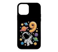 Cute Astronaut Space Explorer 9th Year Celebration Case for iPhone 12 mini